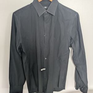 Uniqlo Black Men's Dress Shirt
